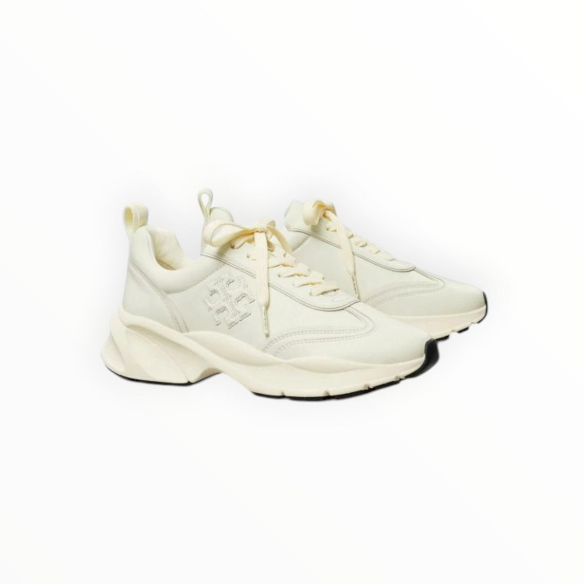 RT0006534 - Tory Burch Good Luck Sneakers - White - Size 10.5