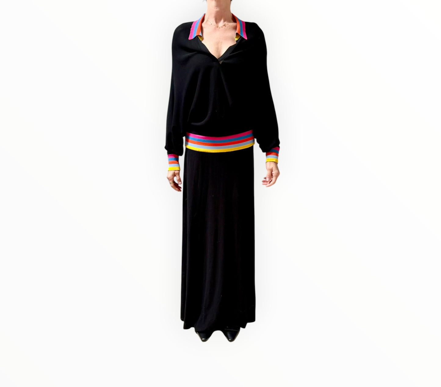 Rixo Annie Dress - Black - Size AU14