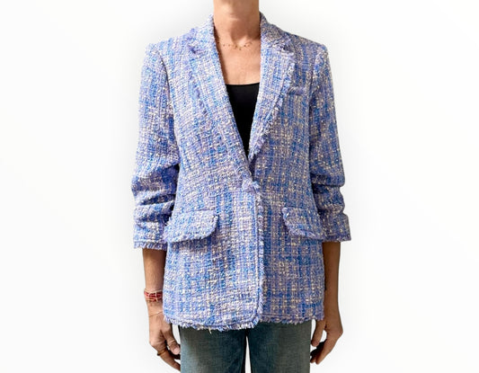 Cinq A Sept  Khloe Tweed Jacket - Multi - Size 8