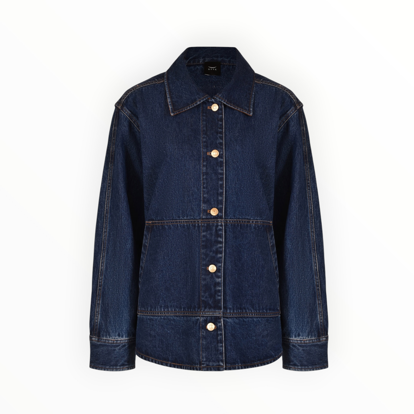 RT006373 - Husk Eugenie Denim Jacket - Blue - Size M