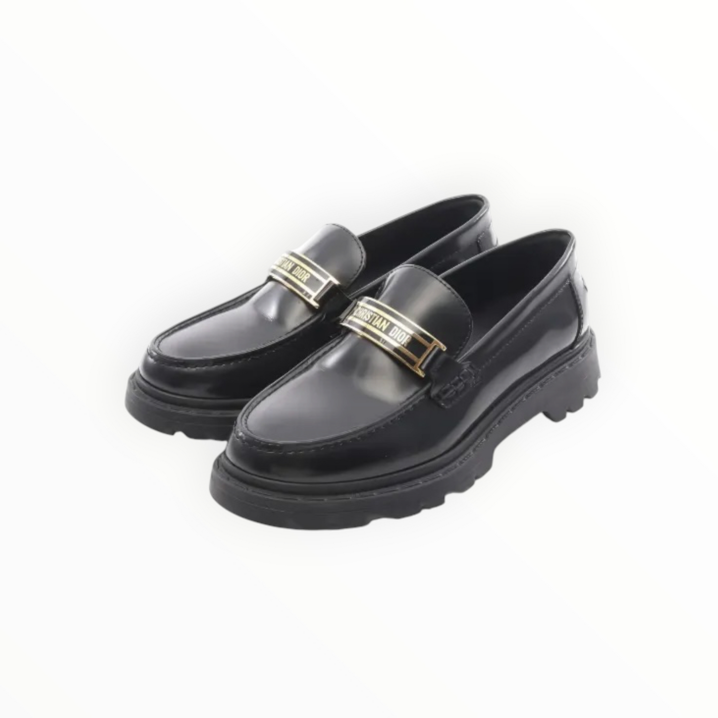 Dior Code Loafers - Black - Size 38