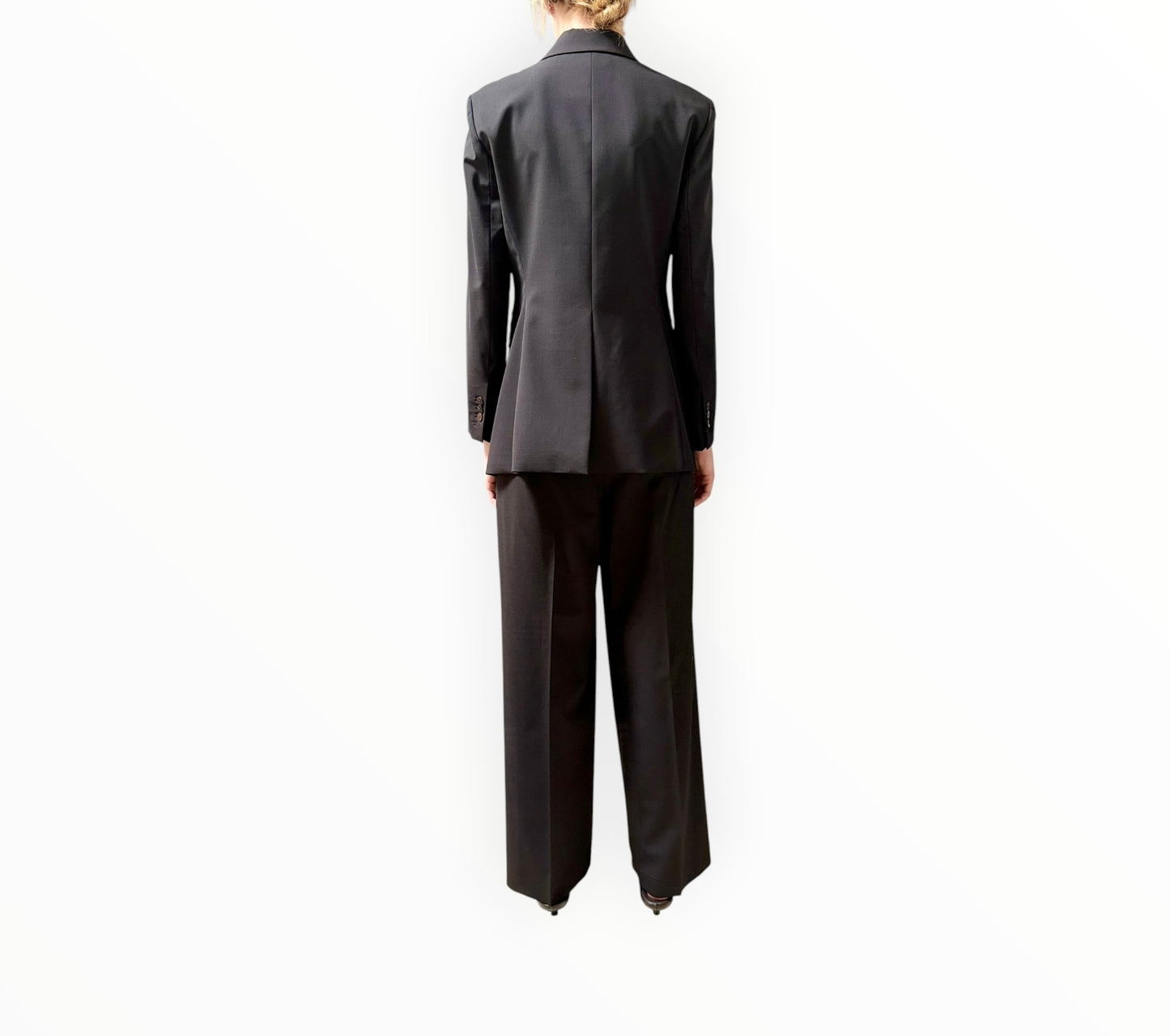 Theory Classic Wool Suit - Black - Size AU8