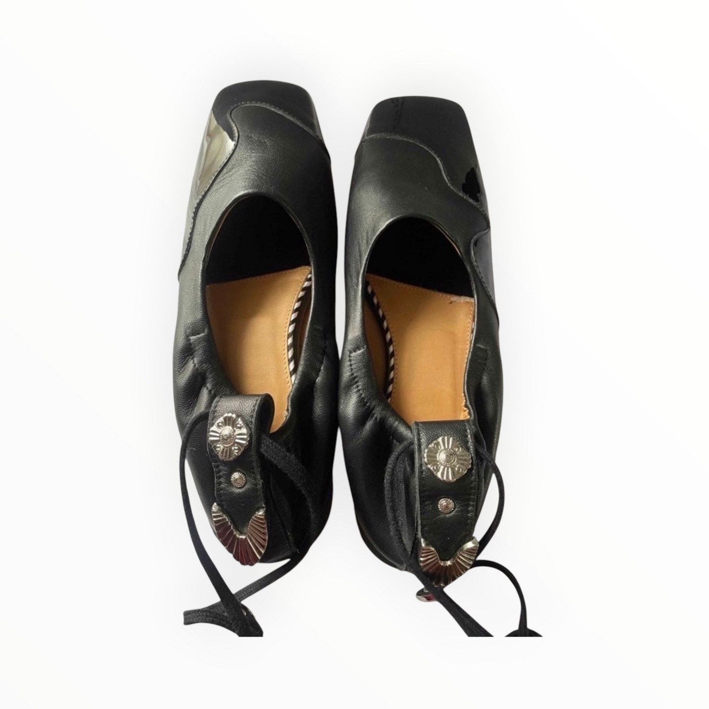 Toga Pulla Ballet Flats - Black - Size 37