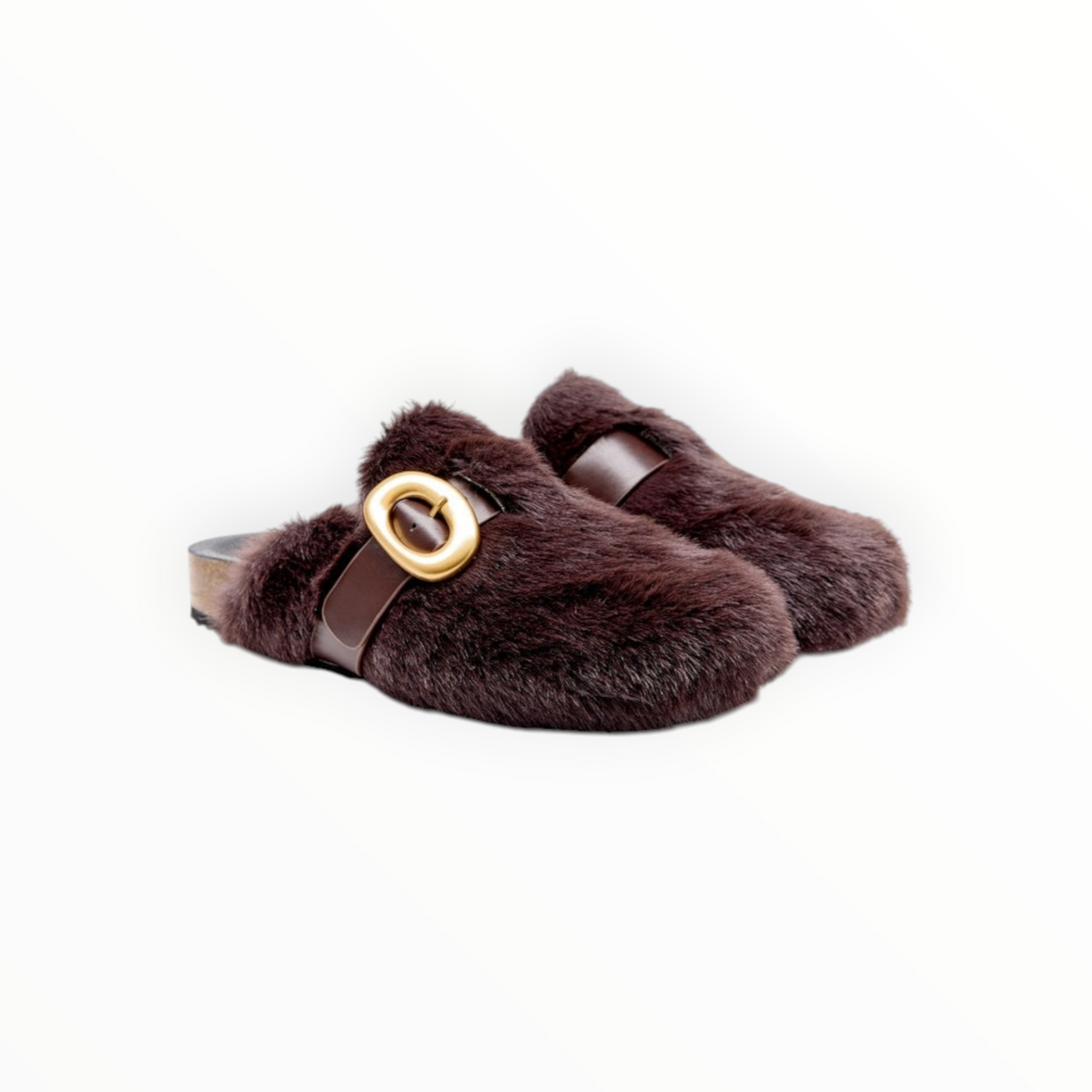 Elyson Kobie Slides - Chocolate - Size 38