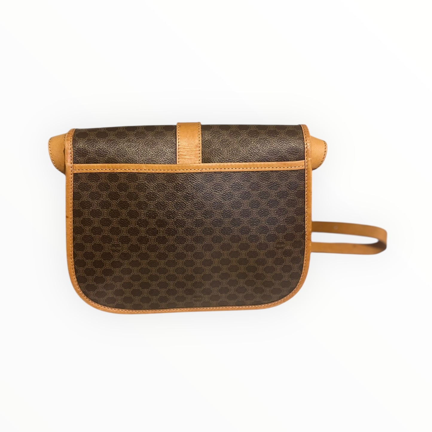 Celine Macadam Buckle Crossbody Bag - W26cm x H22cm x D8cm