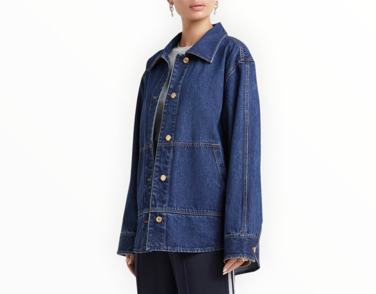 RT006373 - Husk Eugenie Denim Jacket - Blue - Size M