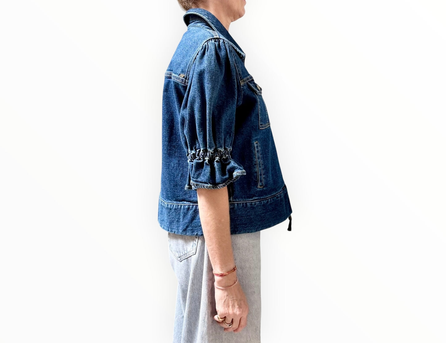 Cinq a Sept Holly Jacket - Denim - Size M