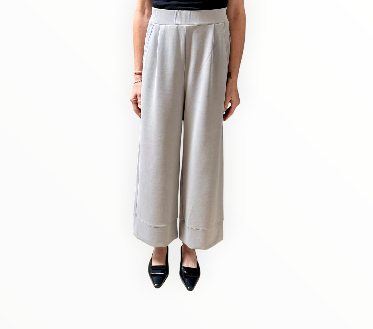 Rich & Royal Peach Cullottes - Dove Grey - Size S