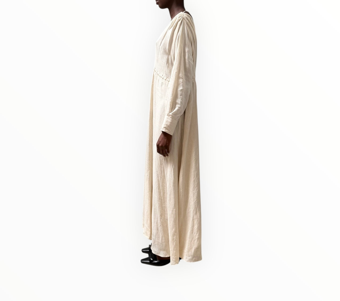 Scanlan Theodore Double V Dress - Beige - Size 10