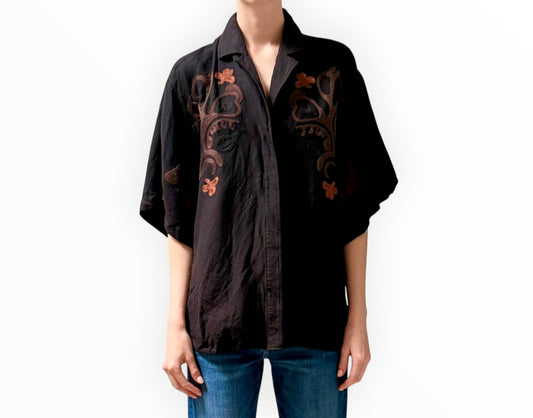 RT0006512 - Camilla and Marc Catalina Shirt - Black - Size AU8