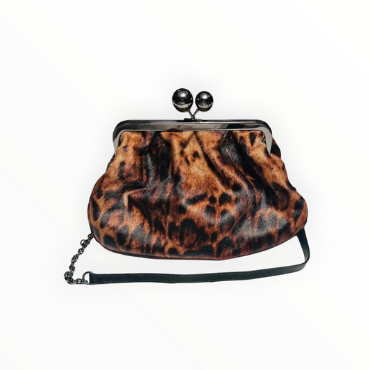 Weekend Max Mara Pasticcino Bag - Animal Print - Size W30cm x H20cm x D10cm