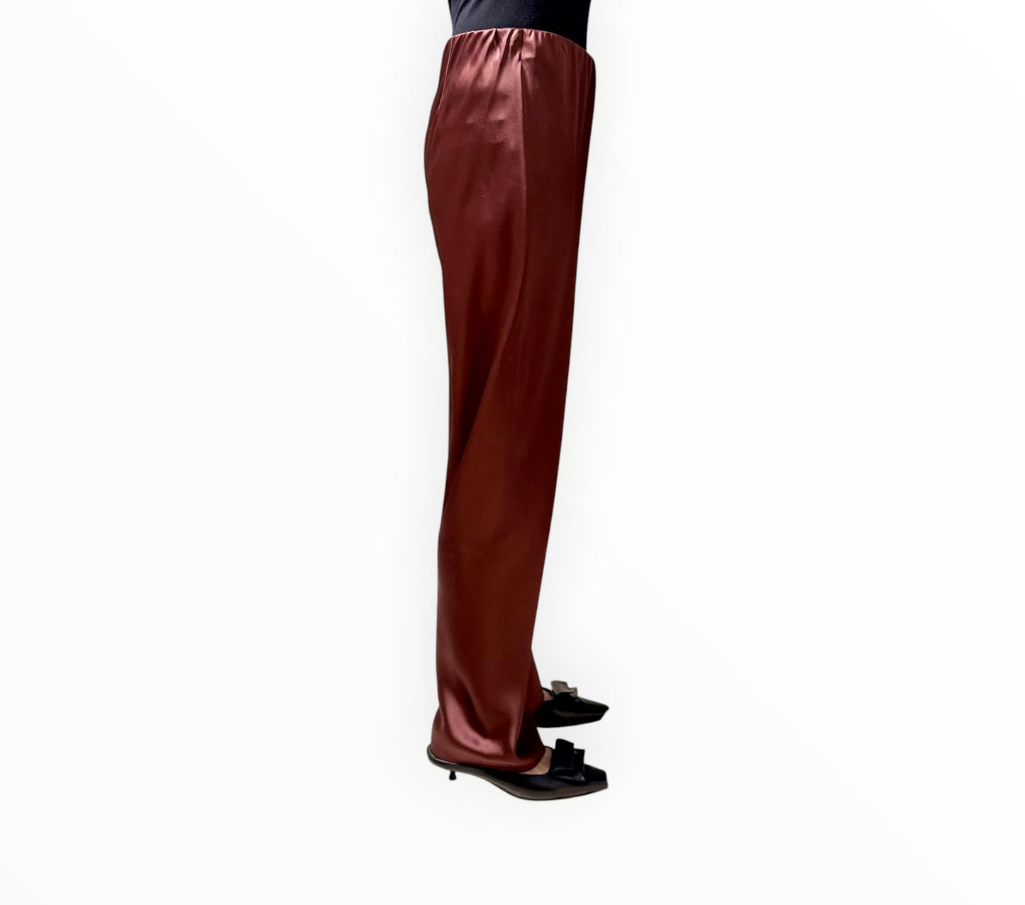 Husk Side Leg Pants - Chocolate - Size 10
