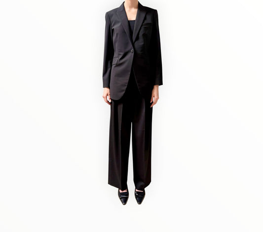 Theory Classic Wool Suit - Black - Size AU8