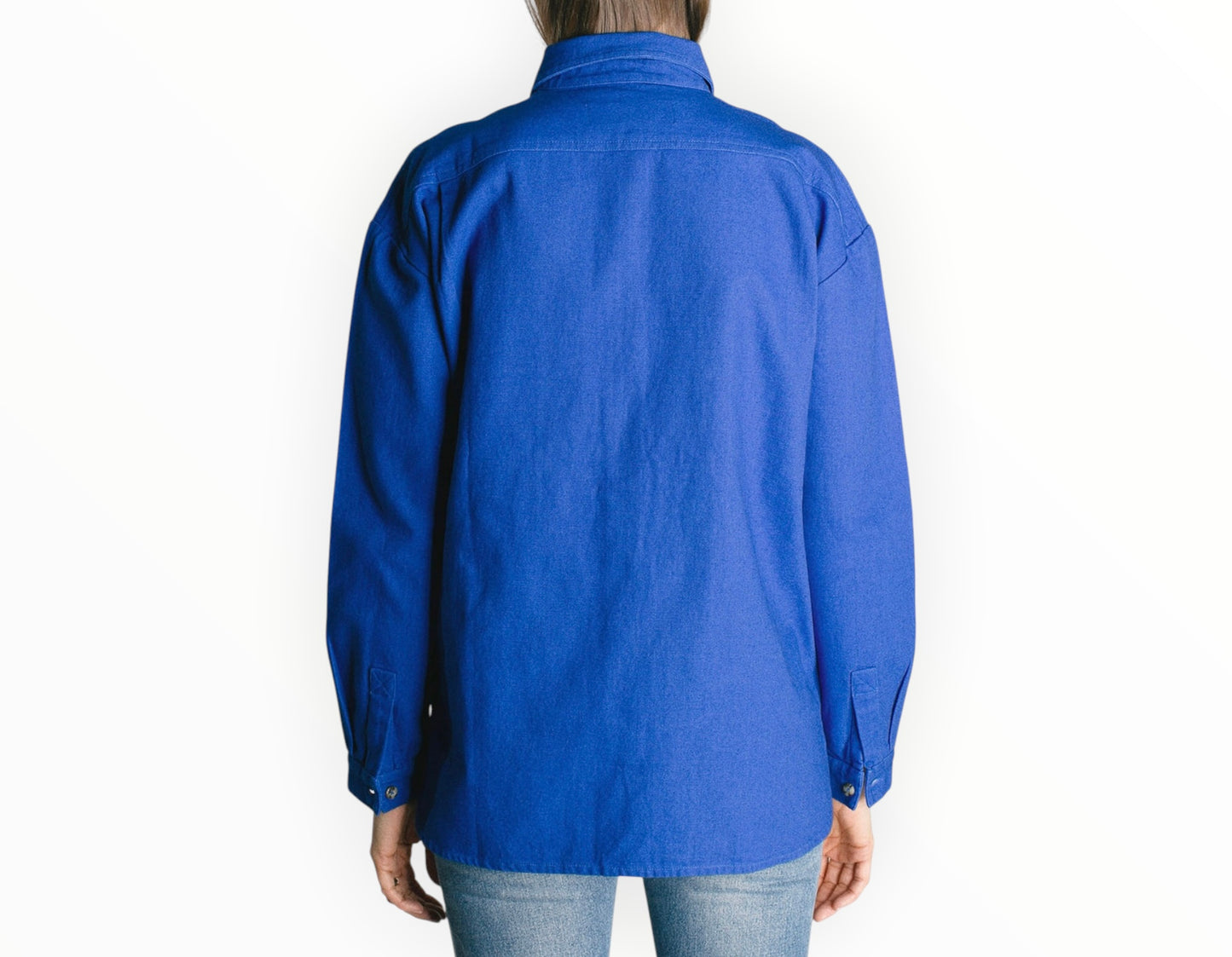 L F Markey Carson Chore Coat - Electric Blue - Size AU10