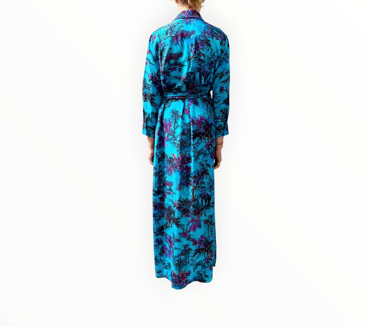 L'Agence Cameron Jungle Dress - Multi - Size S