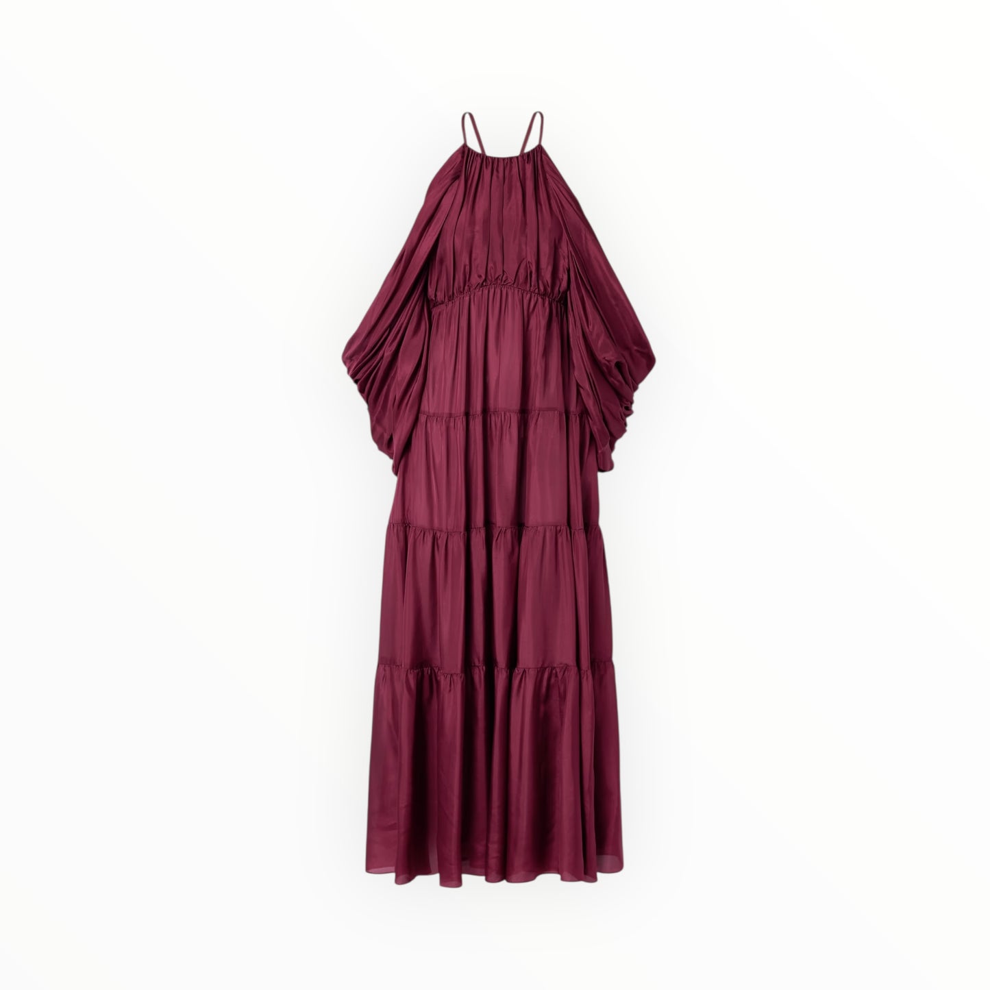 Zimmermann Tallow Maxi Dress - Burgundy - Size 2