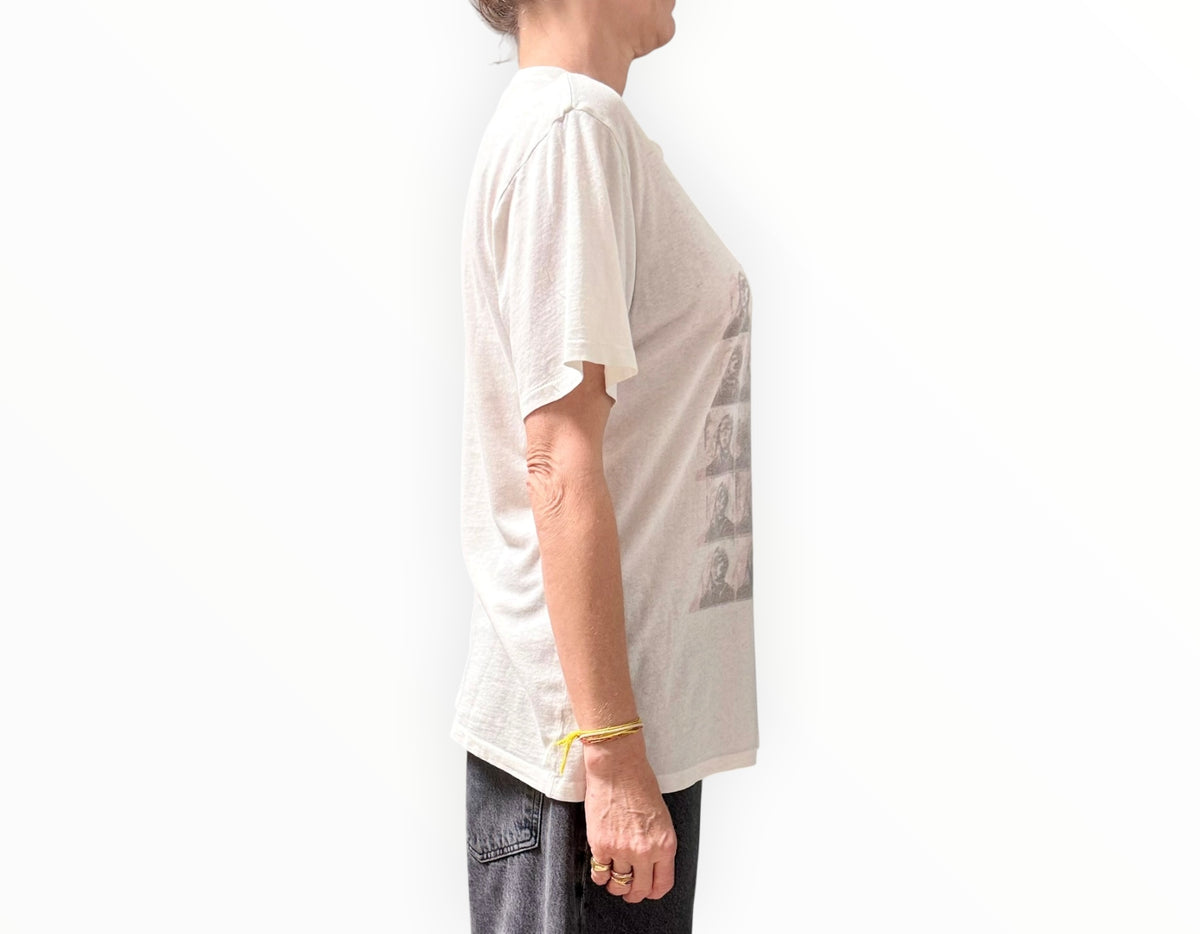 RT006271 - Anine Bing Hudson Tee - White - Size S