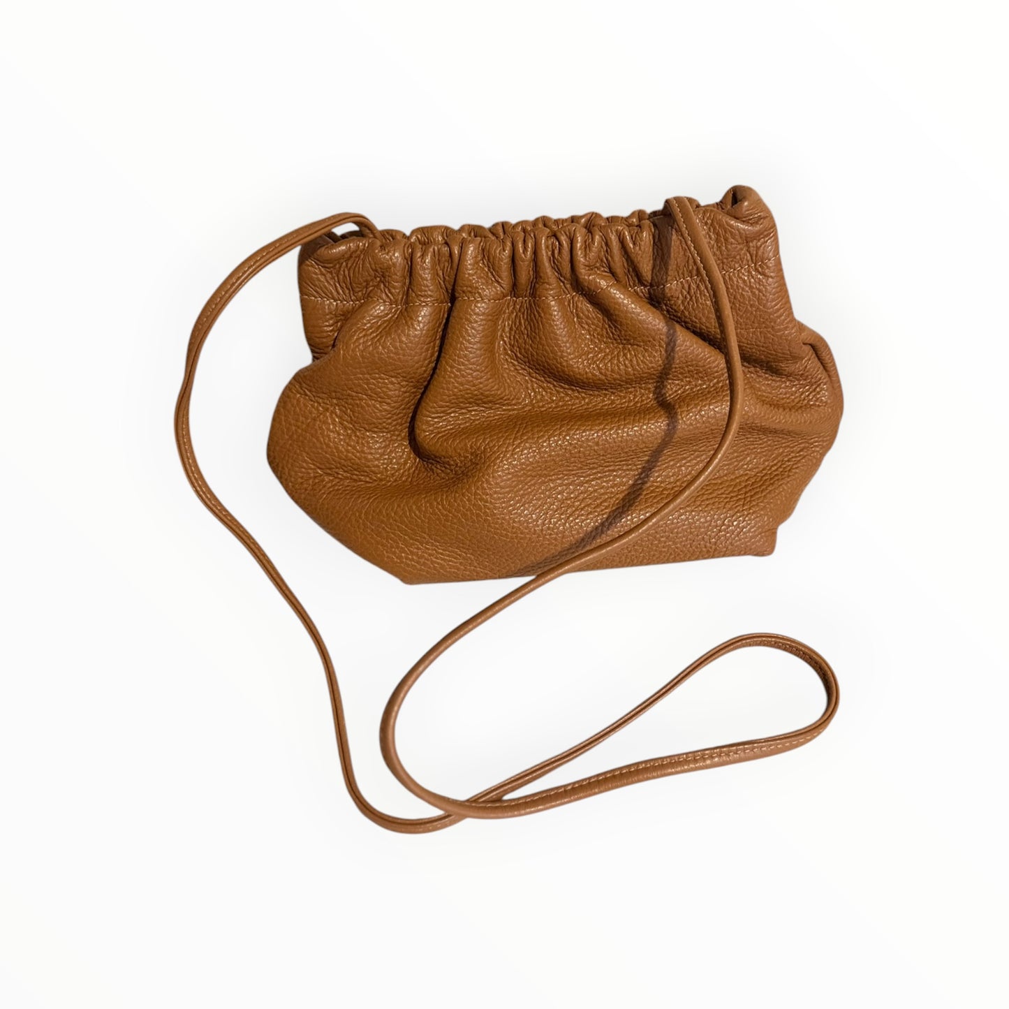 A-Esque Leather Crossbody Bag - Tan