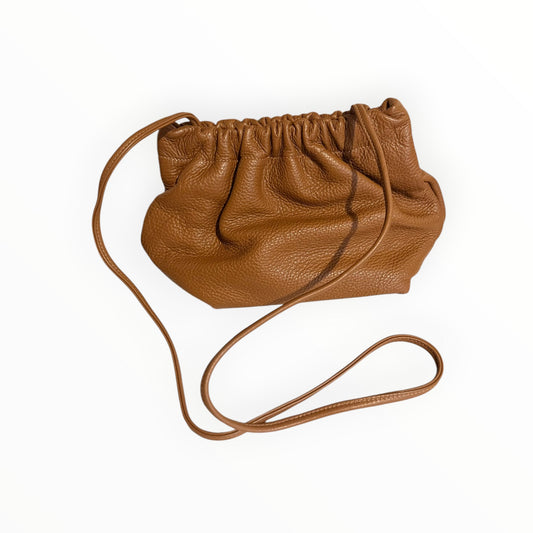 A-Esque Leather Crossbody Bag - Tan