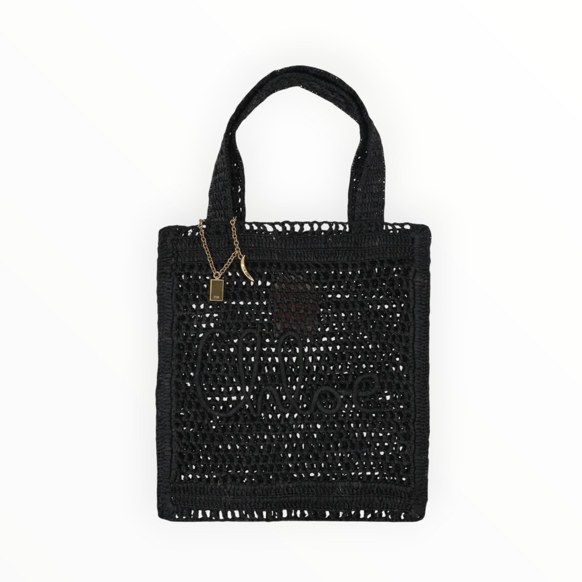 RT006248 - Chloe Summer Banana Bag - Black - Size W33cm x H36cm x D2cm