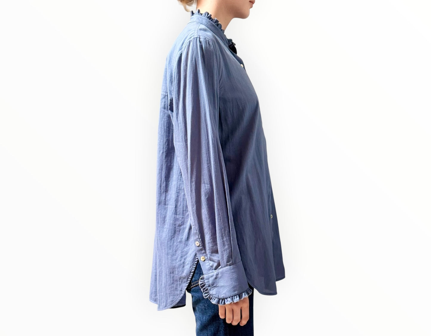 Sarah-Jane Clarke Siena Shirt - Misty Sea - Size 10