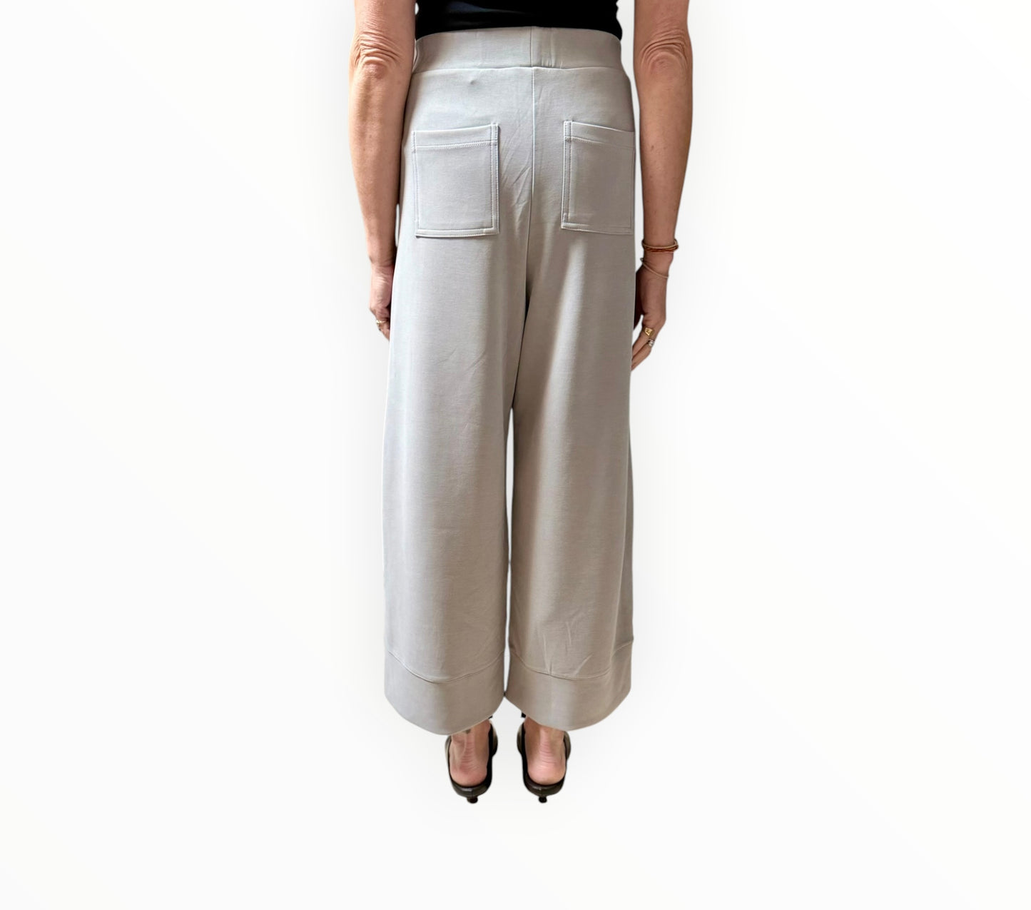 Rich & Royal Peach Cullottes - Dove Grey - Size S