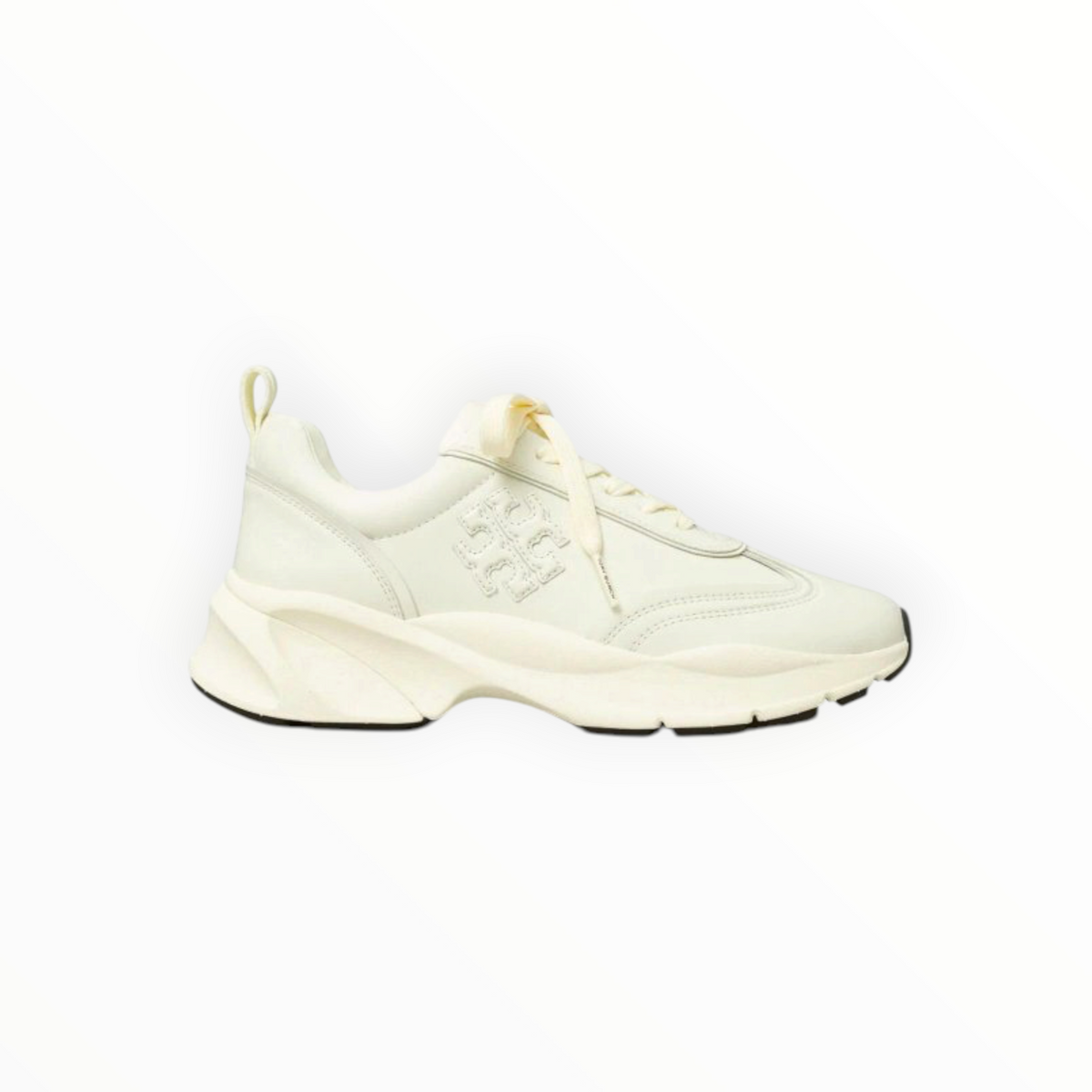 RT0006534 - Tory Burch Good Luck Sneakers - White - Size 10.5