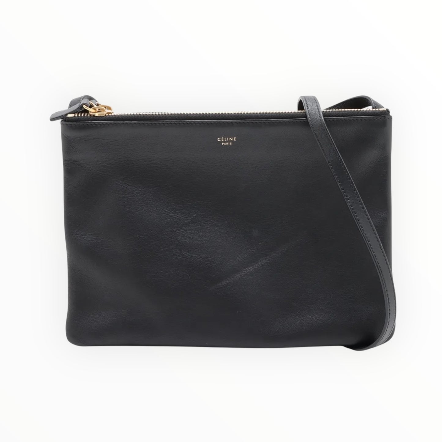 Celine Large Trio Crossbody - Black