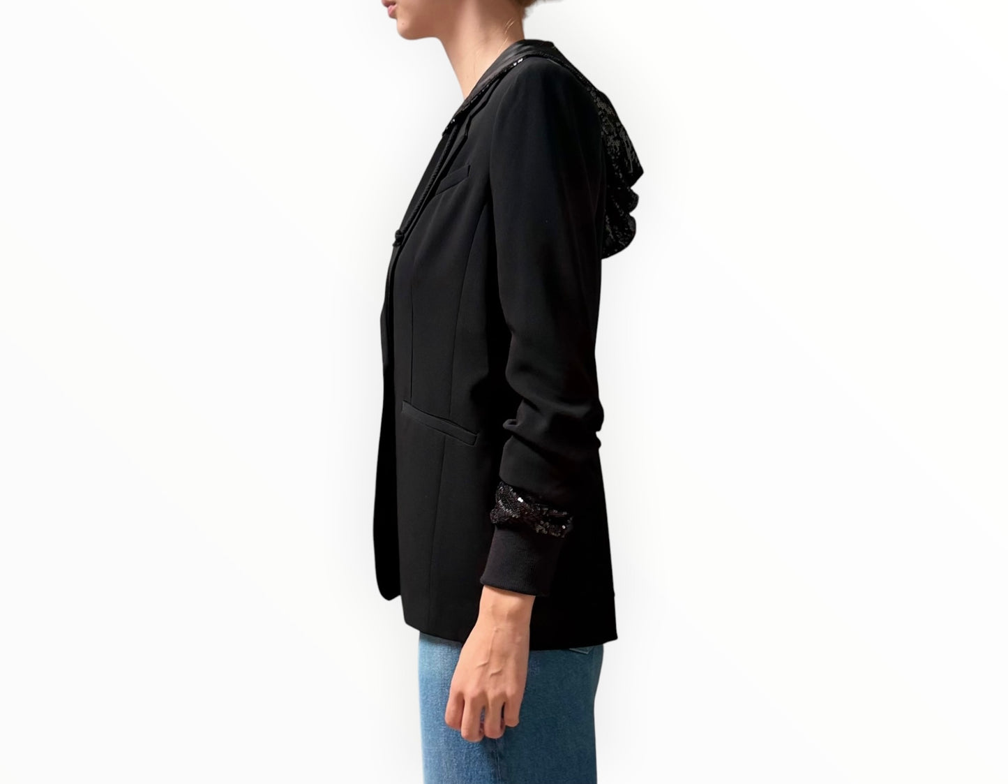 Cinq A Sept Khloe Jacket - Black - Size AU12