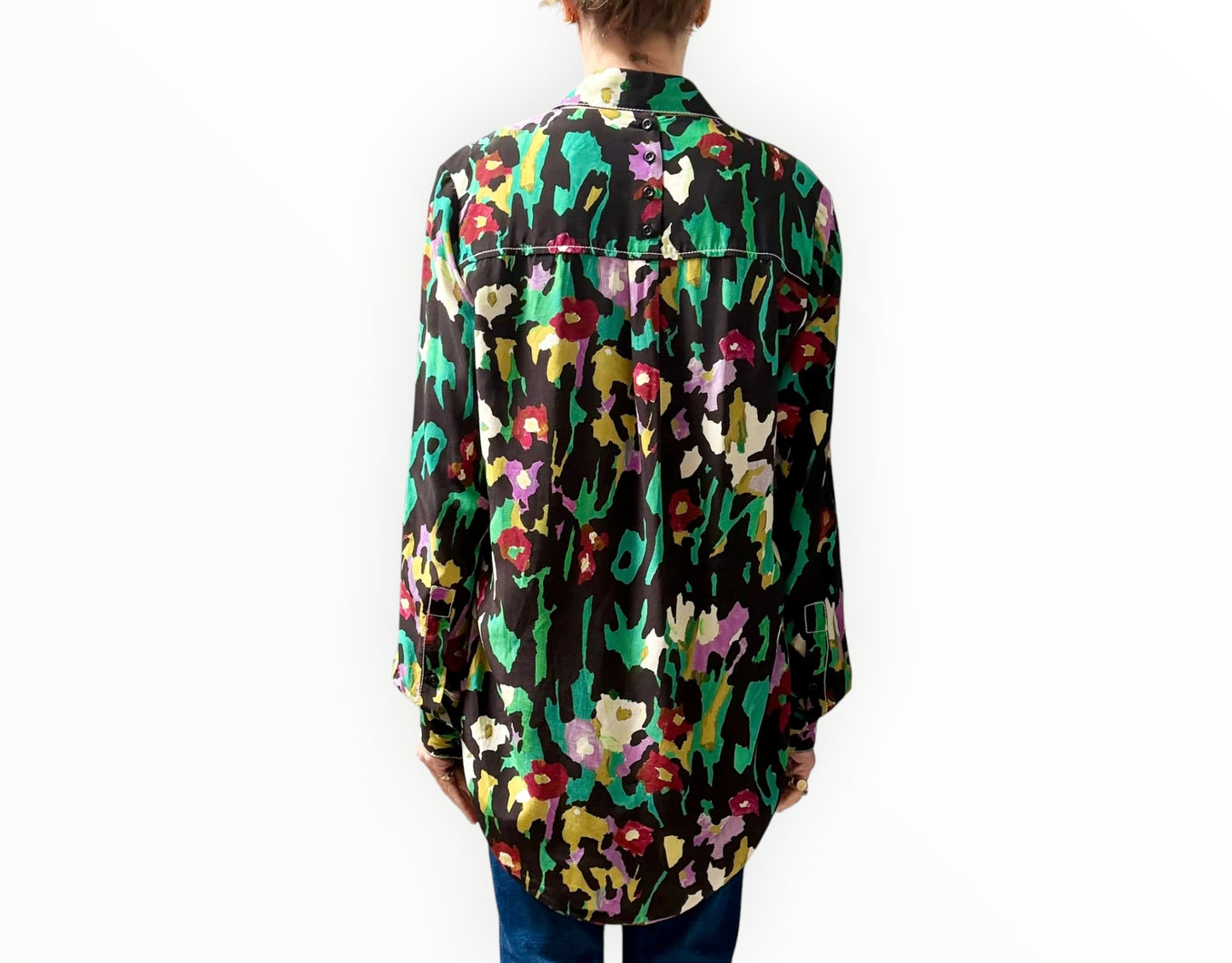 Proenza Schouler Floral Shirt - Multi - Size AU10