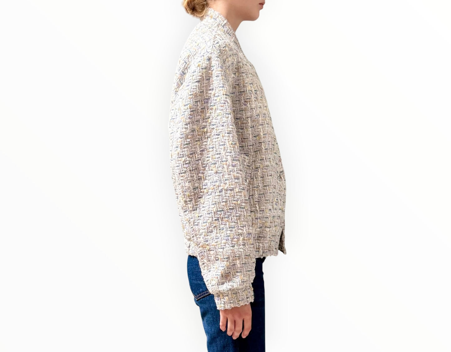 Iro Noemy Jacket - Multi Tweed - Size 34