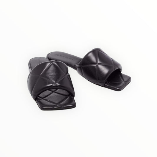 Bottega Veneta Lilo Slides - Black - Size 39.5