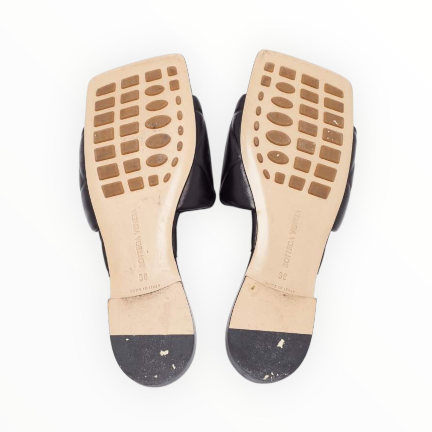Bottega Veneta Lilo Slides - Black - Size 39.5