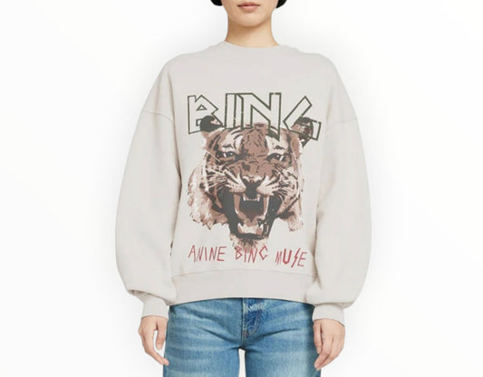 RT006259 - Anine Bing Muse Sweatshirt- Beige - Size M