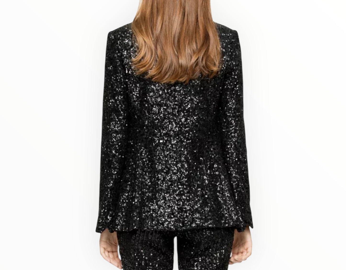 Zadig & Voltaire Luxe Sequin Blazer - Black - Size M
