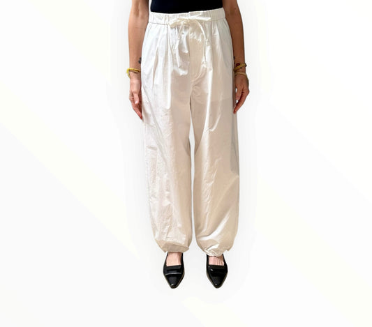 RT006446 - Amomento Wide Leg Pants - White - Size M