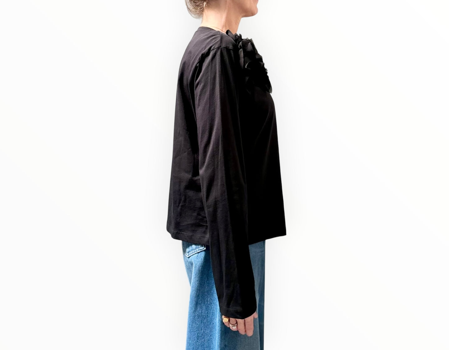 Ulla Johnson Kaja Top - Black - Size XL