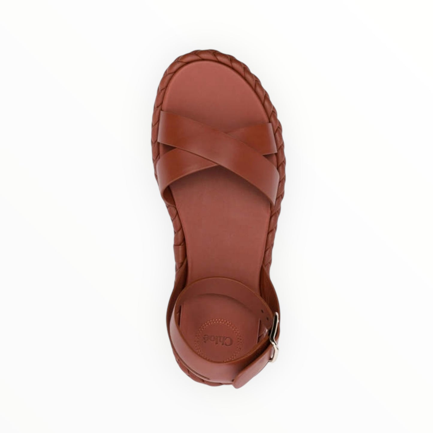 Chloe Pip Sandals - Copper Brown - Size 39