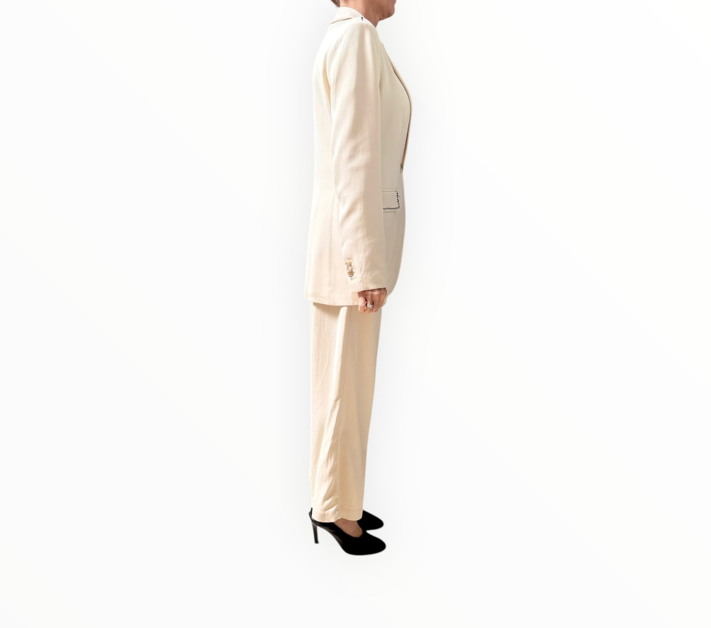 Solid & Striped Blazer and Pants - Clay - Size S