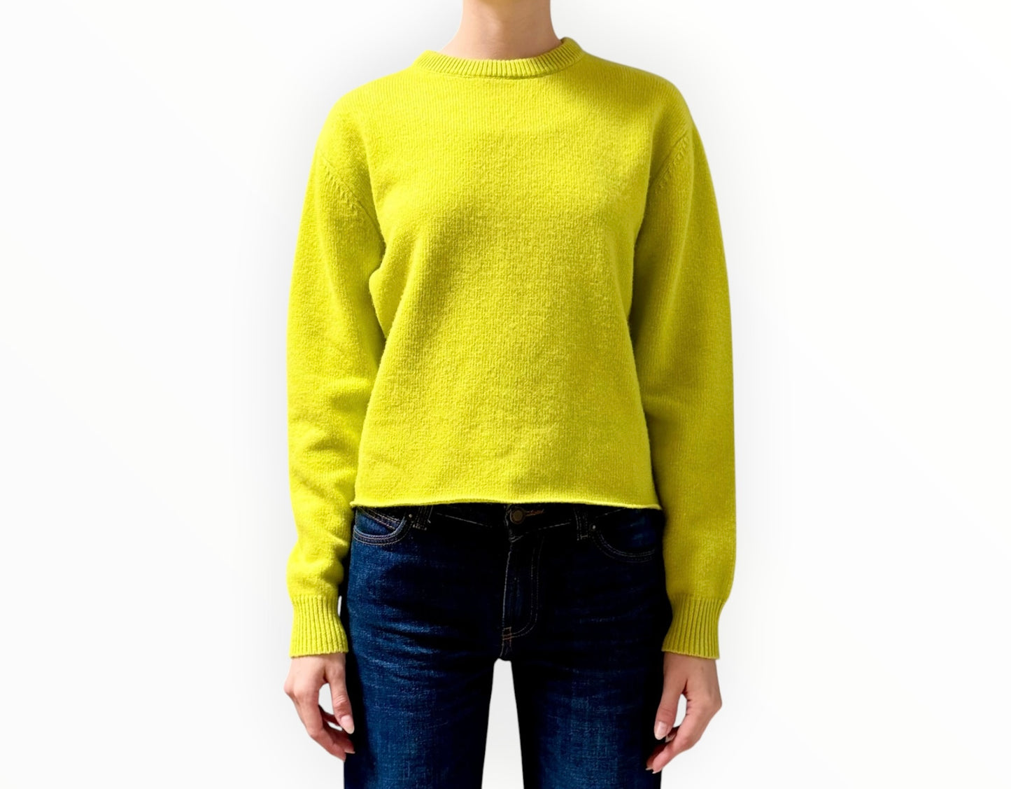 Jac + Jack Merino Wool Knit - Lime - Size 8
