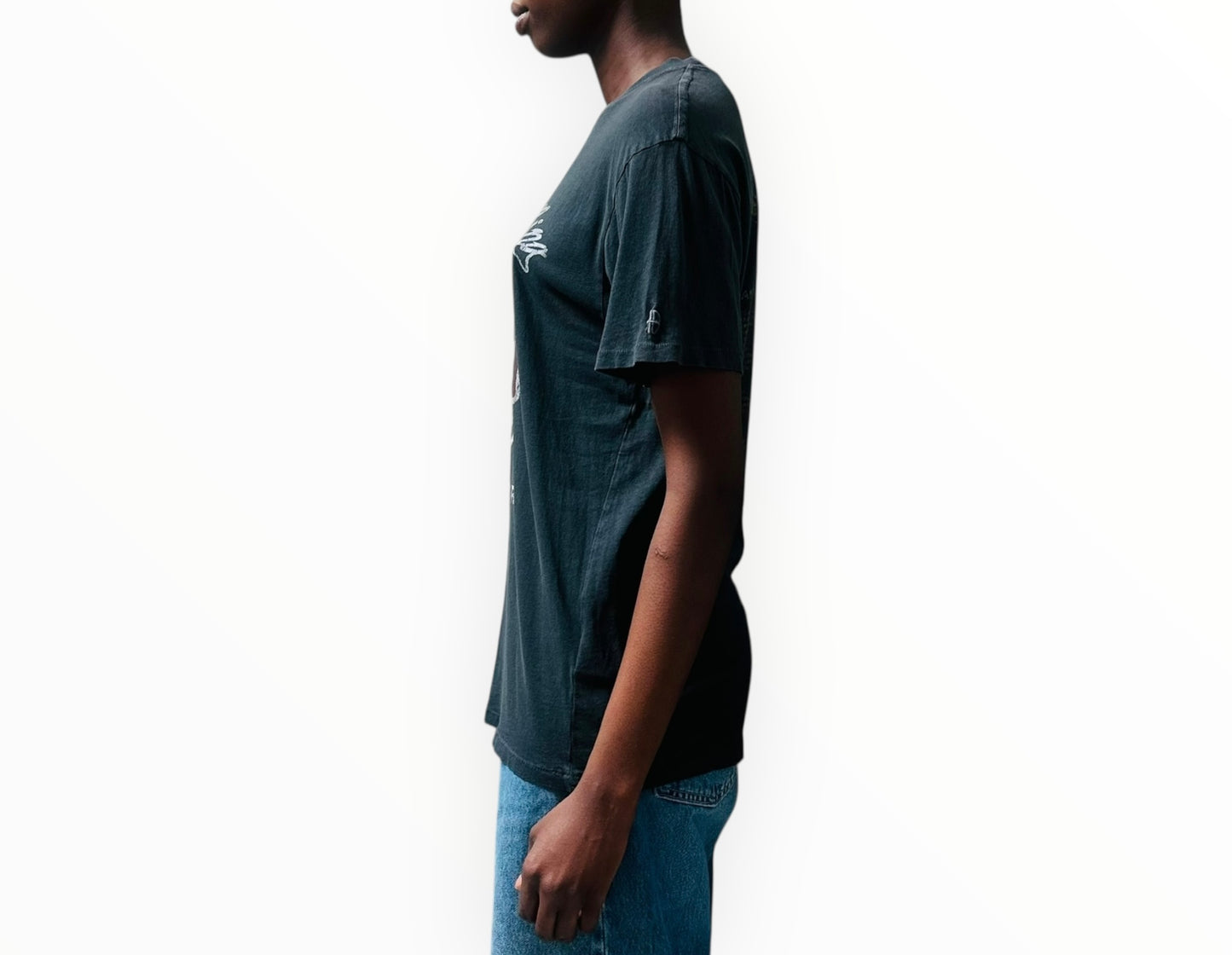 Anine Bing Lili World Tour Tee - Black - Size XS