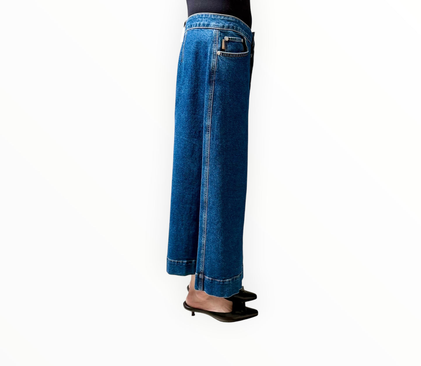Ganni Denim Skirt - Blue - Size 40