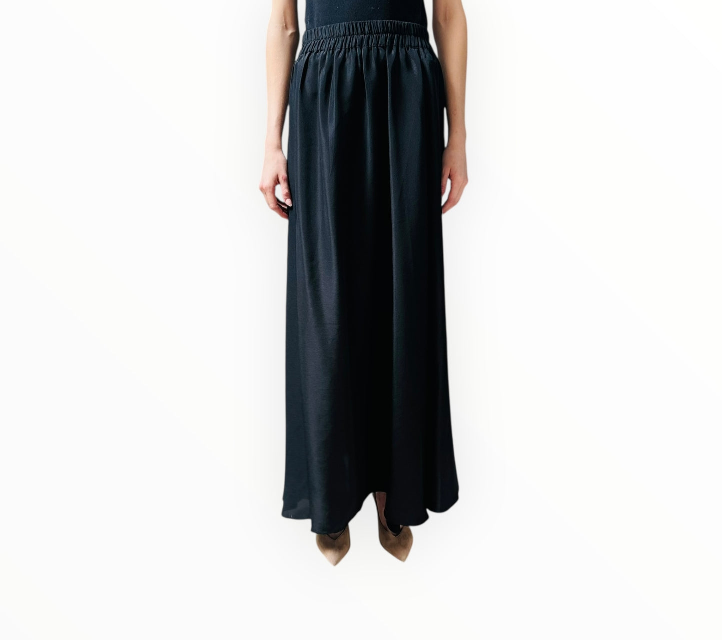 Sir Silk Long Skirt - Black - Size 1