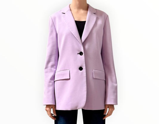 Proenza Schouler Contrast Detail Blazer - Lilac - Size AU10