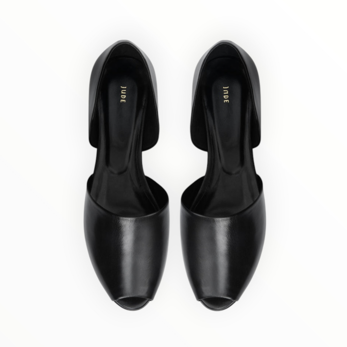 Jude Padre Ballerina Shoes  - Black - Size 39