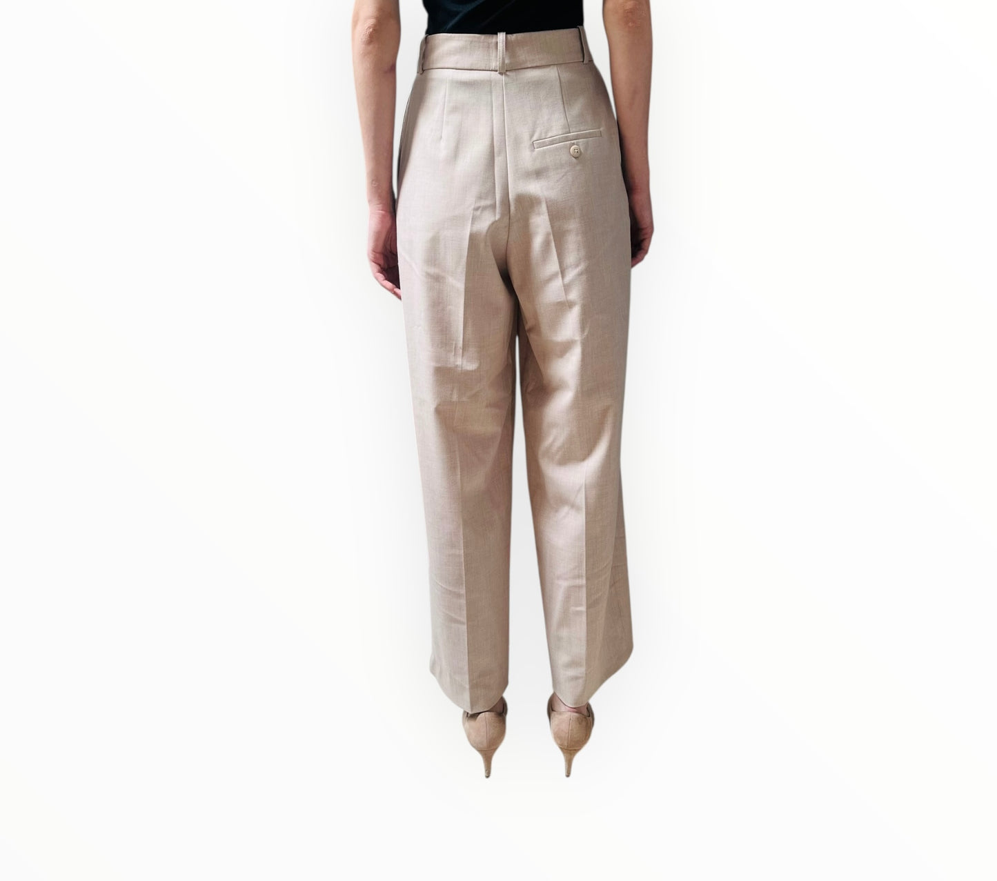 Samsoe Samsoe Saoirse Pants - Oatmeal - Size XS