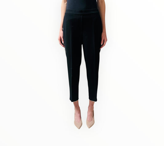 Theory Contrast Piping Pants - Black - AU Size 8