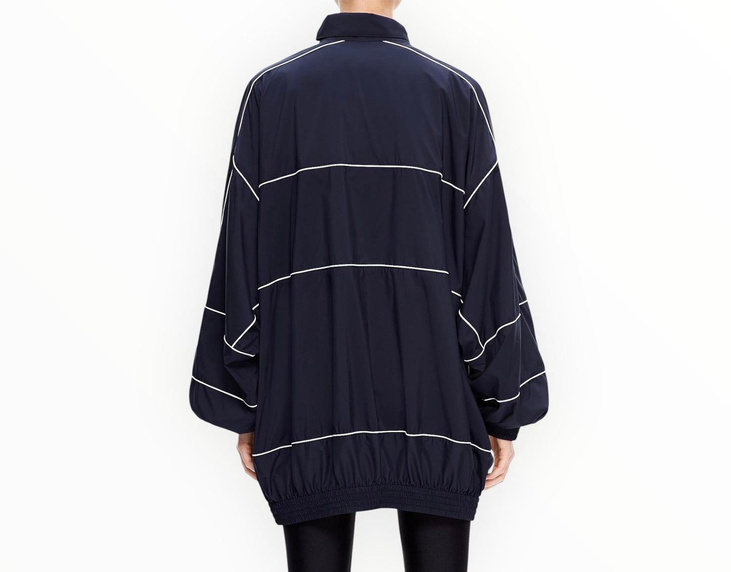 Balenciaga Zip Up Jacket - Navy - Size 36