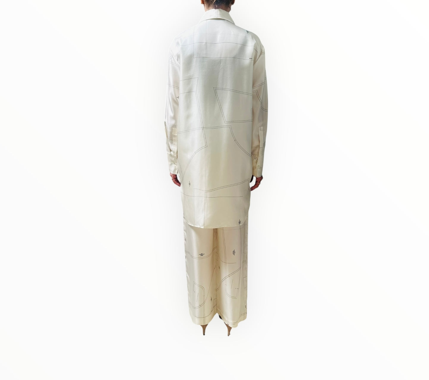 Rohe Spring Pant + Shirt - White - Size 34