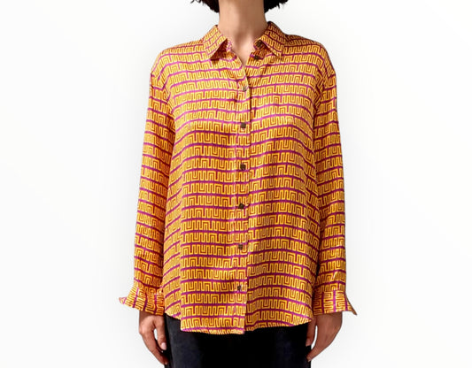 Muma World Prism Shirt - Yellow/Purple/Orange - Size S